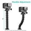 WALI Jaws Flex Clamp Mount Gooseneck Mount for GoPro Hero