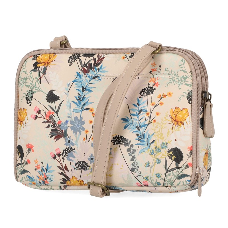 MultiSac Zippy Triple Compartment Crossbody Bag, Catalina Floral