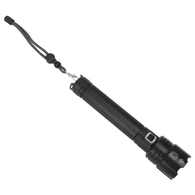10000LM LED Flashlight USB Rechargeable Portable Adjustable Brightness Waterproof Zoom