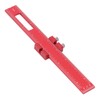 8in Woodworking Marking Ruler Multifunctional Aluminum Alloy Portable Woodworking Scribing