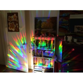 Rainbow Symphony Rainbow Sun Catchers – Snowman Holiday Sun Catcher - Holographic Rainbow Makers