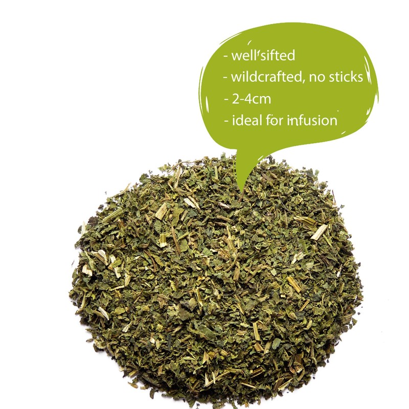 Dried Nettle Leaf , Loose Tea, wildcrafted, Well-sifted, 500G
