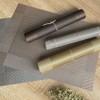 4PCS Table Placemats, PVC Dining Table Mats Woven Vinyl Table
