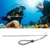 Stainless Steel Scuba Diving Noise Maker Stick Rod Pointer with