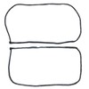 ApplianPar Front Driver and Passenger Side Door Weatherstrip Frame Rubber