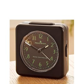 Precision Alarm Clock, Black, One Size