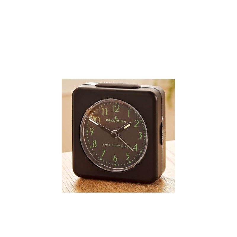 Precision Alarm Clock, Black, One Size