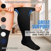 3 Pairs Wide Calf Compression Socks for Women And Men,