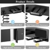 Hair Dryer Holder, 3 in 1 Curling Iron Holder &
