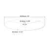 PATIKIL 10 Inch E26 E27 Lamp Shade Ring Frame, 3