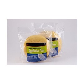 Buffalo Industries (65025) 5" Non-Scratch Microfiber Applicator Pad, Microfiber Cover over Foam Pad (Pack of 2) - Apply Waxes, Polishes, Protectants and Dressings - Smooth, Consistent Application