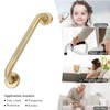 sunzone 2 PCS Bathroom Grab Bars Handle, 12-inch Anti Slip