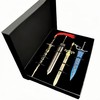 Set of 4 in 1 Sword Game Weapon Box Metal