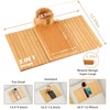 GHKINMAL Couch Cup Holder Tray, 3 in 1 Couch Arm