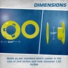 OHLECTRIC 25 Pack - Polypropylene Bushing for Metal Studs with
