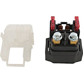 Starter Relay Compatible With/Replacement For YAMAHA V-Star 1300 XVS13A 07 08 09 10 11 12 13 14 15 2007 2008 2009 2010 2011 2012 2013 2014 2015 3D8-81940-00-00 12V