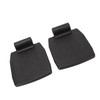 2pcs Wheelchair Footplate Plastic Ergonomic Wheelchair Footrest Pedal Replacement Accessory