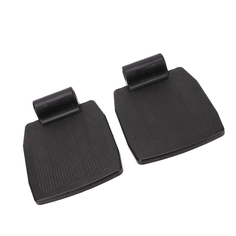 2pcs Wheelchair Footplate Plastic Ergonomic Wheelchair Footrest Pedal Replacement Accessory