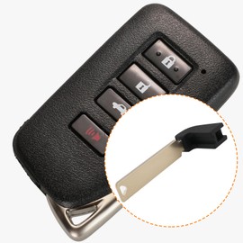 OTOTEC 2Pcs Remote Key Blank Blades TOY40 Uncut Emegency Key Blade Compatible with Lexus RX NX UX ES LBX Model