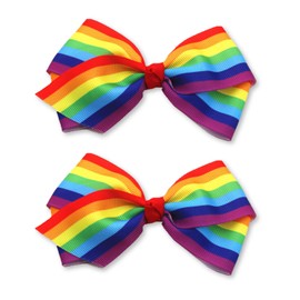 Rainbow Hair Clips for Women Girls Hair Accessories Cute Gay Pride Hair Barrettes for Hair Styling Hairpin 2Pcs