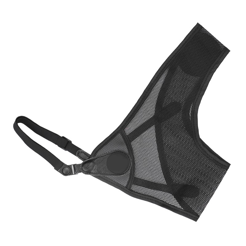 Archery Chest Guard Adjustable 3D Composite Mesh PU Leather Breathable