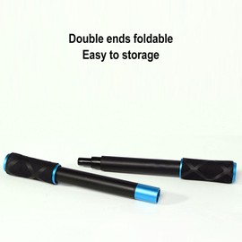 Fingertip Rotating Pen, Rolling Finger Spinning Pen, Spinning Ballpoint Pen, Fliping Finger Rotating Pens, Refill Stress Releasing Brain Training for Office Student Entertainment (Black Blue)