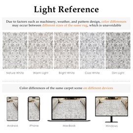 PureCozy Grey 6x9 Area Rug Vintage Washable Living Room Carpet Non Slip Bedroom Indoor Office Low Pile Large Traditional Distressed Retro Accent Rug for Dining Room Bathroom Kitchen