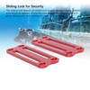 2PCS Weight Belt Keeper Aluminum Alloy 4 Hole Lightweight Dive