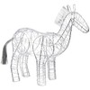 Silver Wire Electroplated Horse Decorative Ornament