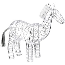 Silver Wire Electroplated Horse Decorative Ornament