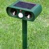 Ultrasonic Solar Animal Repeller Professional High Sensitivity Infrared Long Range