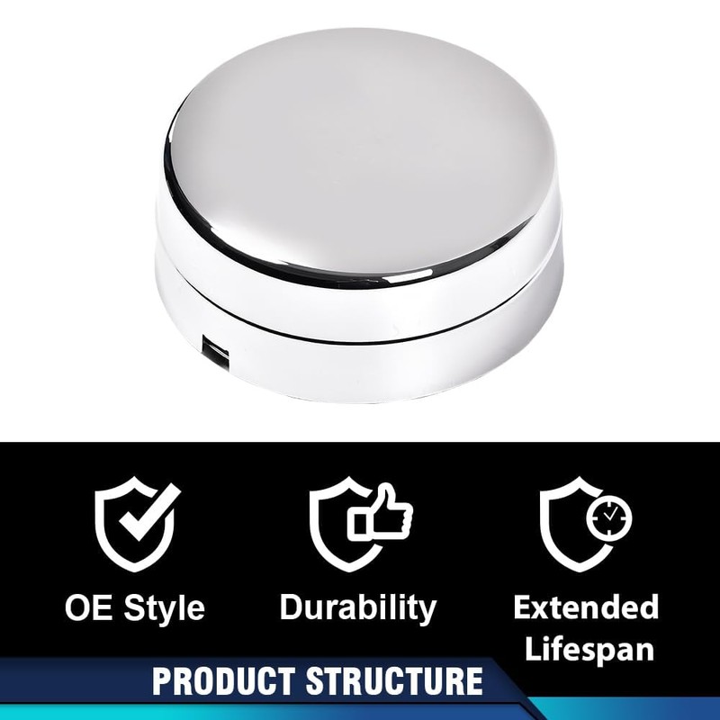 PIT66 Rear Wheel Center Hub Cap, Compatible with Dodge Ram