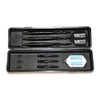 3 darts with 3 WA Softspitzen Softdarts Line in Black