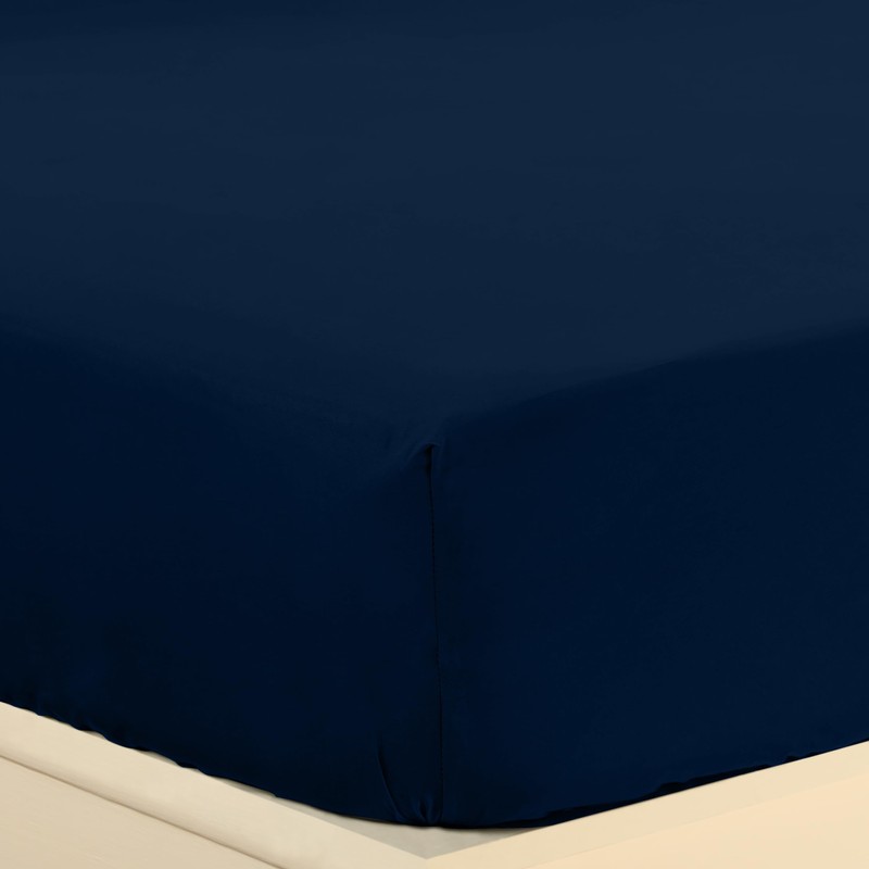 Utopia Bedding King Fitted Sheet, Navy - 12 Inch (30cm)