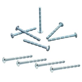 60Pcs Silver M4 x 45mm Truss Head Break Away Screws, Head Breakaway Machine Screws