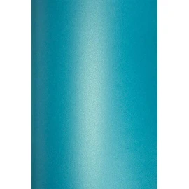 10 Sheets of Mother of Pearl Turquoise 290 g Card DIN A4 210 x 297 mm Cocktail Curacao Ideal for Weddings, Birthdays, Christmas, Invitations, Diplomas, Arts and Crafts
