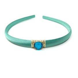 Princess Jasmine Style Turquoise Hairband Headband Turquoise Rhinestone World Book Day