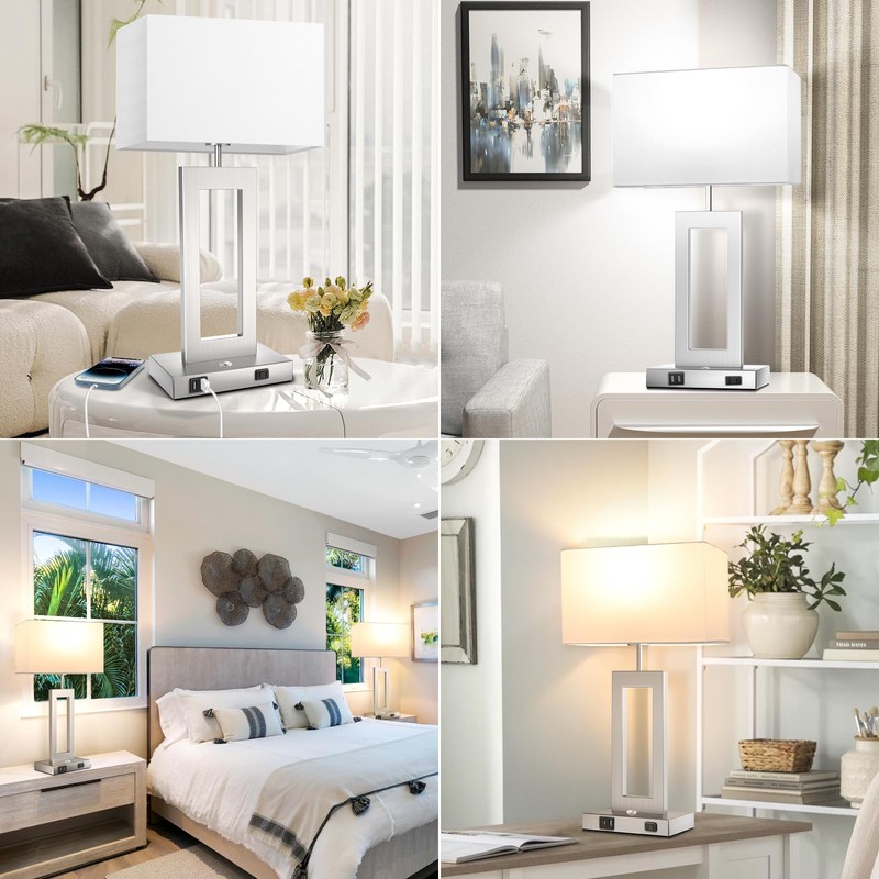 22’’ Touch Control Table Lamps Set of 2, 3 Color
