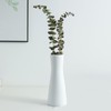 18cm Ceramic Bud Vase Tall Conic Flower Single Stem Vase