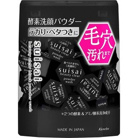 Suisai Beauty Clear Black Powder Wash, 32 Count