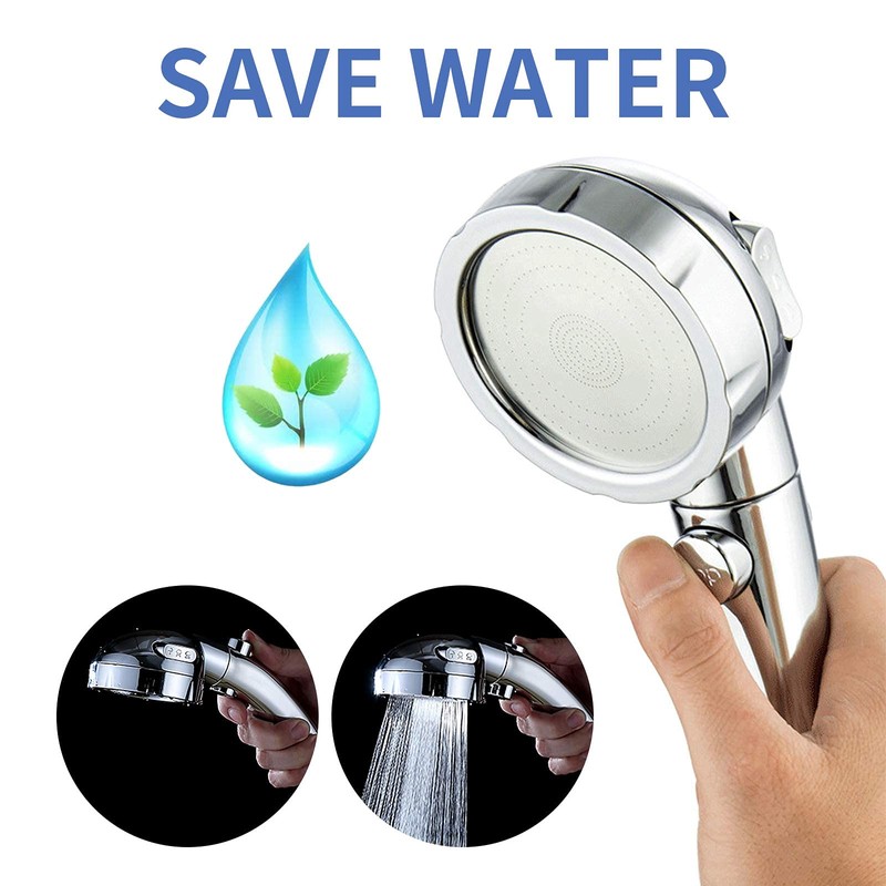 SINGSUO High Pressure Handheld Shower Head with On Off Switch,