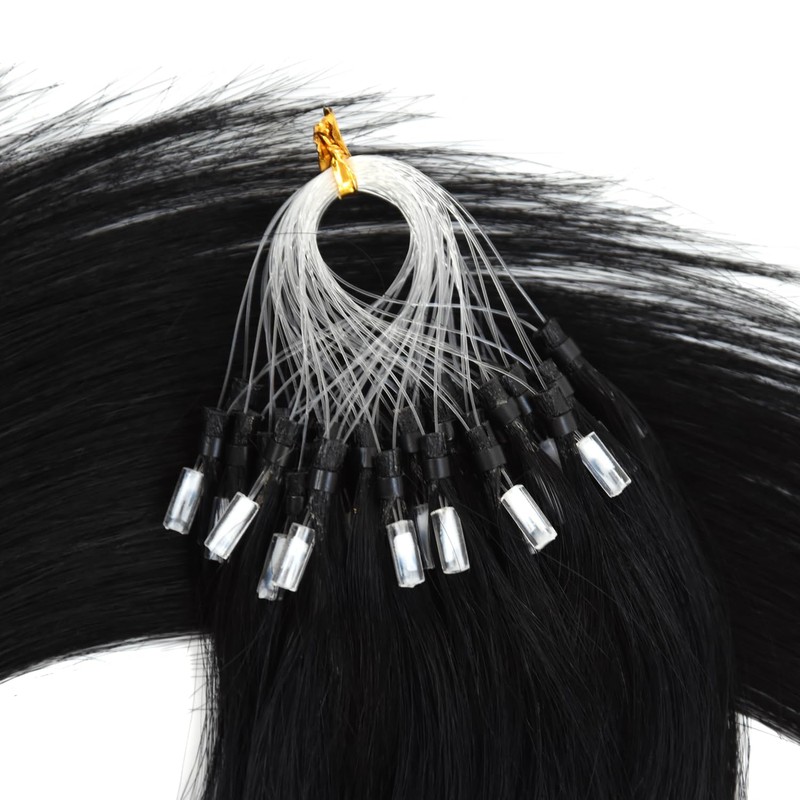 Micro Ring Extensions, Real Hair, Micro Loop Extensions, 50 g,