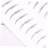 OHPHCALL 20 Pairs Water-resistant Eyebrow Stickers Hair-like Simulation for Women