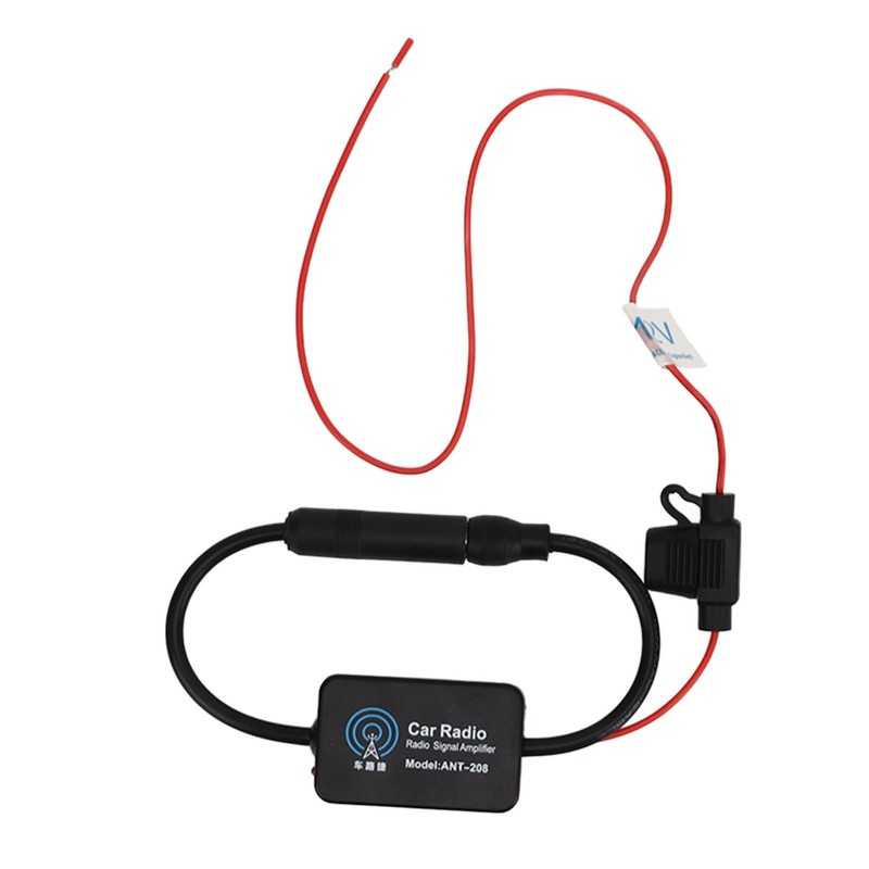 Car Stereo FM Radio Antenna Signal Booster Amplifier 25‑30dB Audio