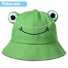 Cute Frog Bucket Hats Fisherman Cap Summer Beach Sun Protection