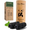 EcoYou Hilo dental de bambú con carbón 2 recambios de