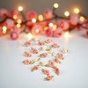 100 Pcs 15mm Multicoloured Mini Rose Flowers Satin Ribbon Bows