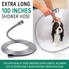 3 Mode Dog Shower Attachment, High Pressure Handheld Sprayer with