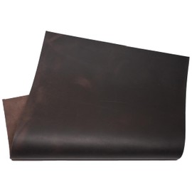 HAPPER STUDIO Cowhide Leather Thickness 1.6 mm Pull Up Crazy Horse Waxed Leather Sheets for Crafts (3, Brown Coffee, A4 (210 x 297 mm)