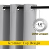 NICETOWN Sliding Door Curtains, Wide Thermal Blackout Patio Door Curtain